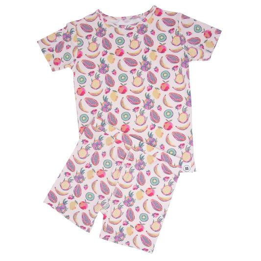 Tropical Fruit Summer Pajama Set