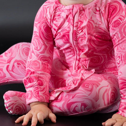 This Must Be Love Ruffle Footie