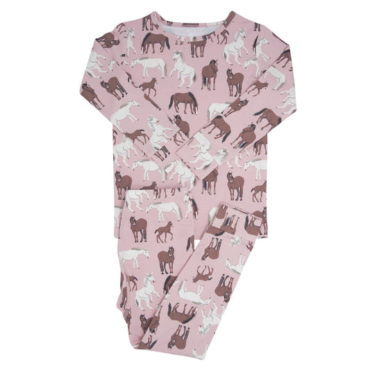 Wild Horses Big Kid Pajama Set