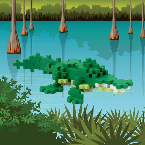 Plus Plus Mini Maker Tube - Alligator