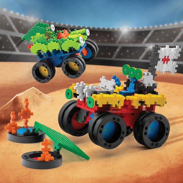 Plus Plus Go! Monster Trucks