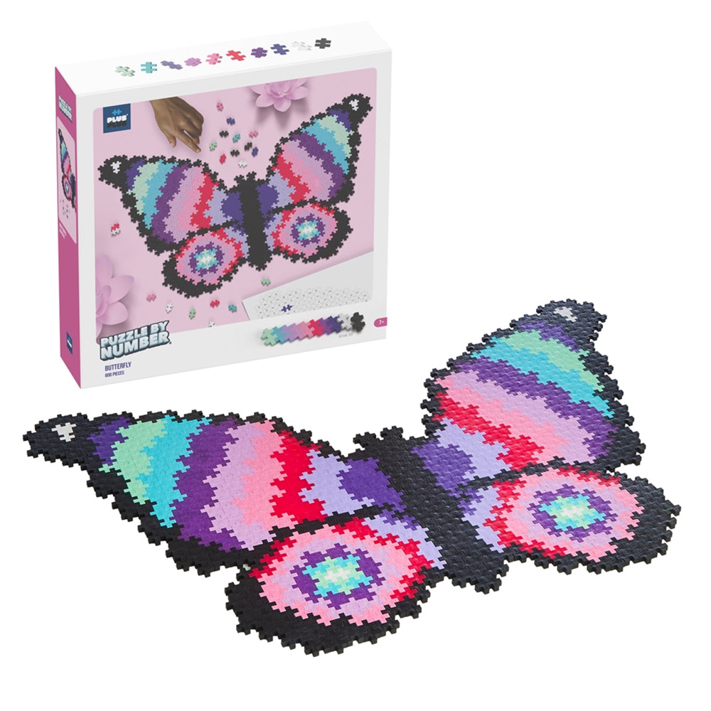 Plus Plus Puzzle by Number - 800 pc Butterfly