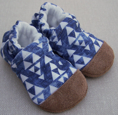 Snow and Arrows Cotton Slippers - Modern Denim