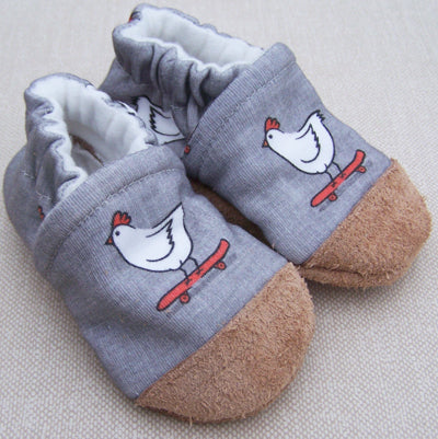 Snow and Arrows Cotton Slippers - Skater Chicken