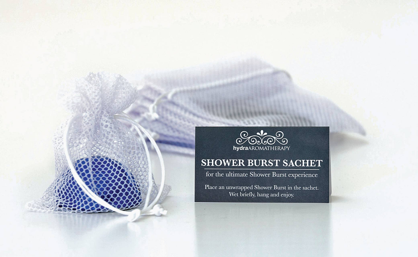 White Sachet Shower Burst