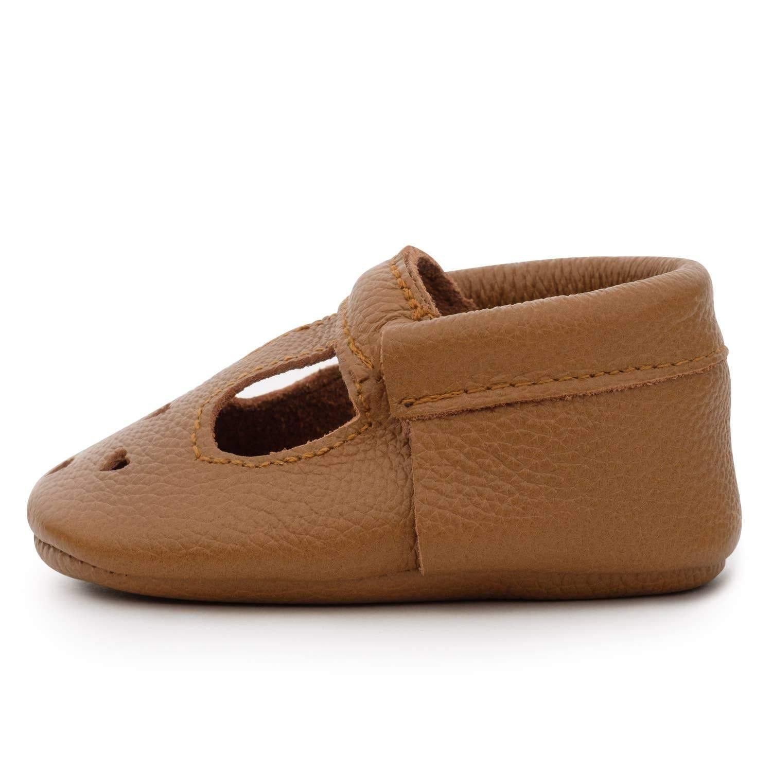 BirdRock Baby Mary Janes - Classic Brown - ECOBUNS BABY + CO.