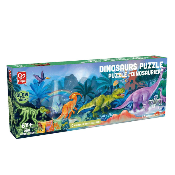 Hape Dinosaurs Puzzle - Glow in the Dark