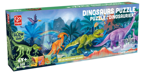 Hape Dinosaurs Puzzle - Glow in the Dark