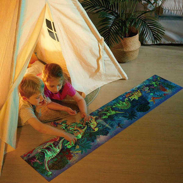Hape Dinosaurs Puzzle - Glow in the Dark