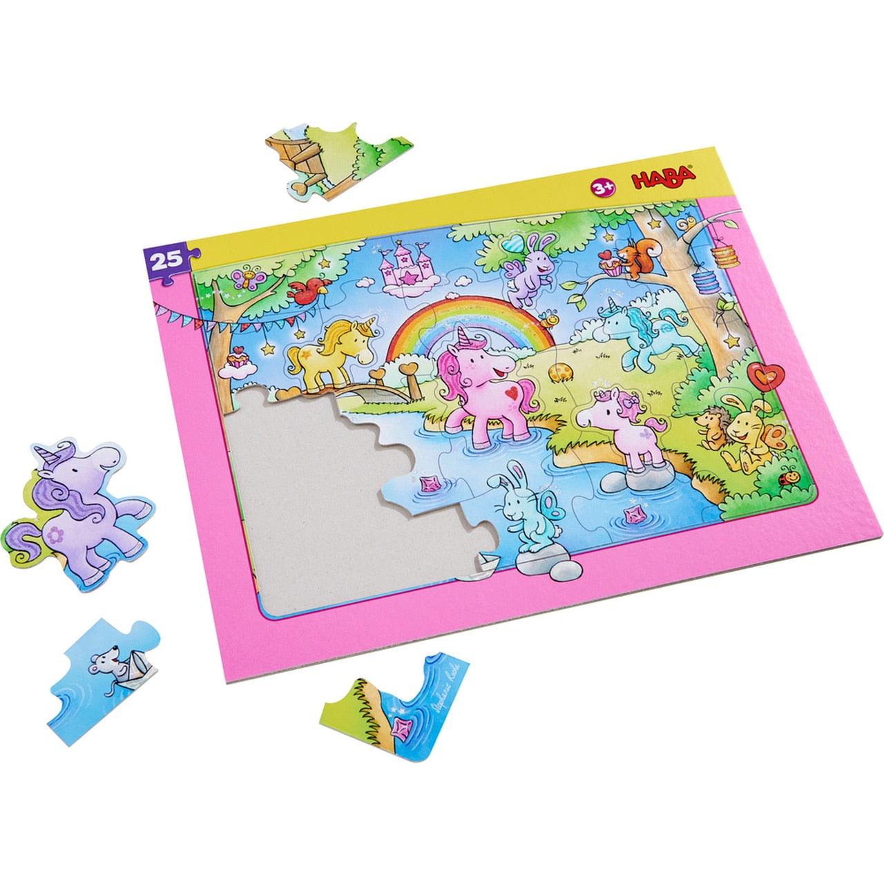 Unicorn Glitterluck Frame Puzzle