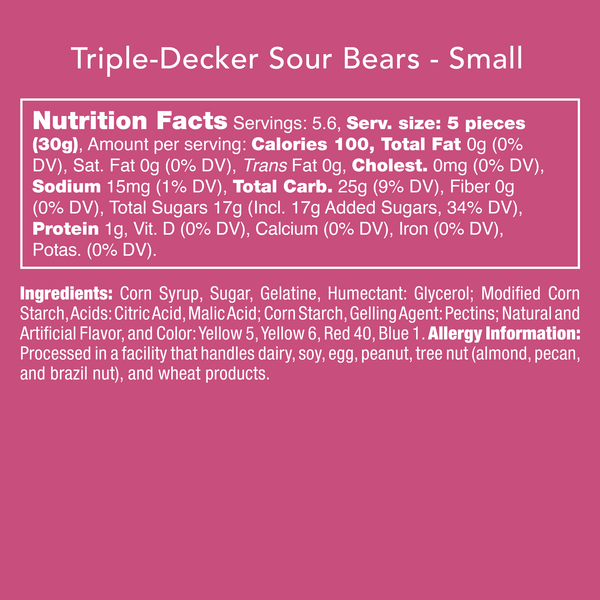 Candy Club - Triple-Decker Sour Bears