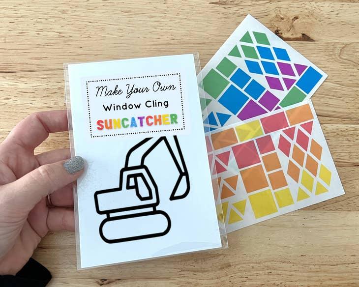 Excavator Sticker Craft Kit