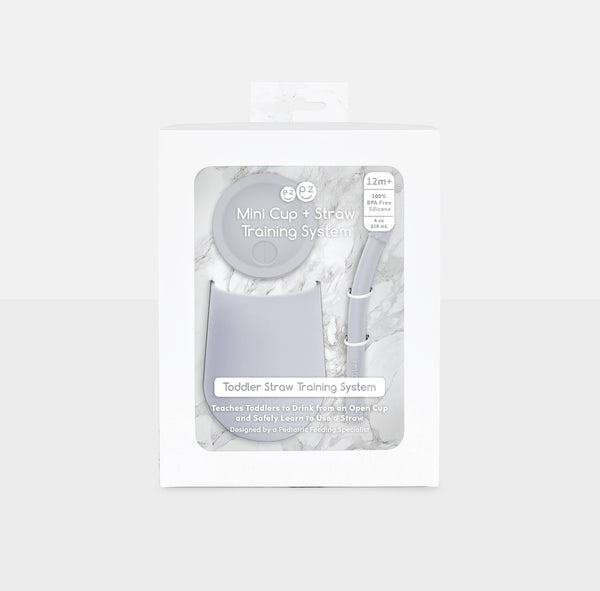 ezpz - Mini Cup + Straw Training System - Lime