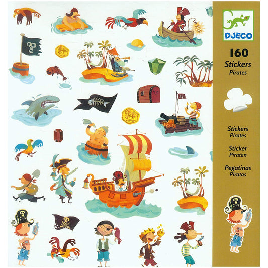 Djeco Stickers 160pc - Pirates
