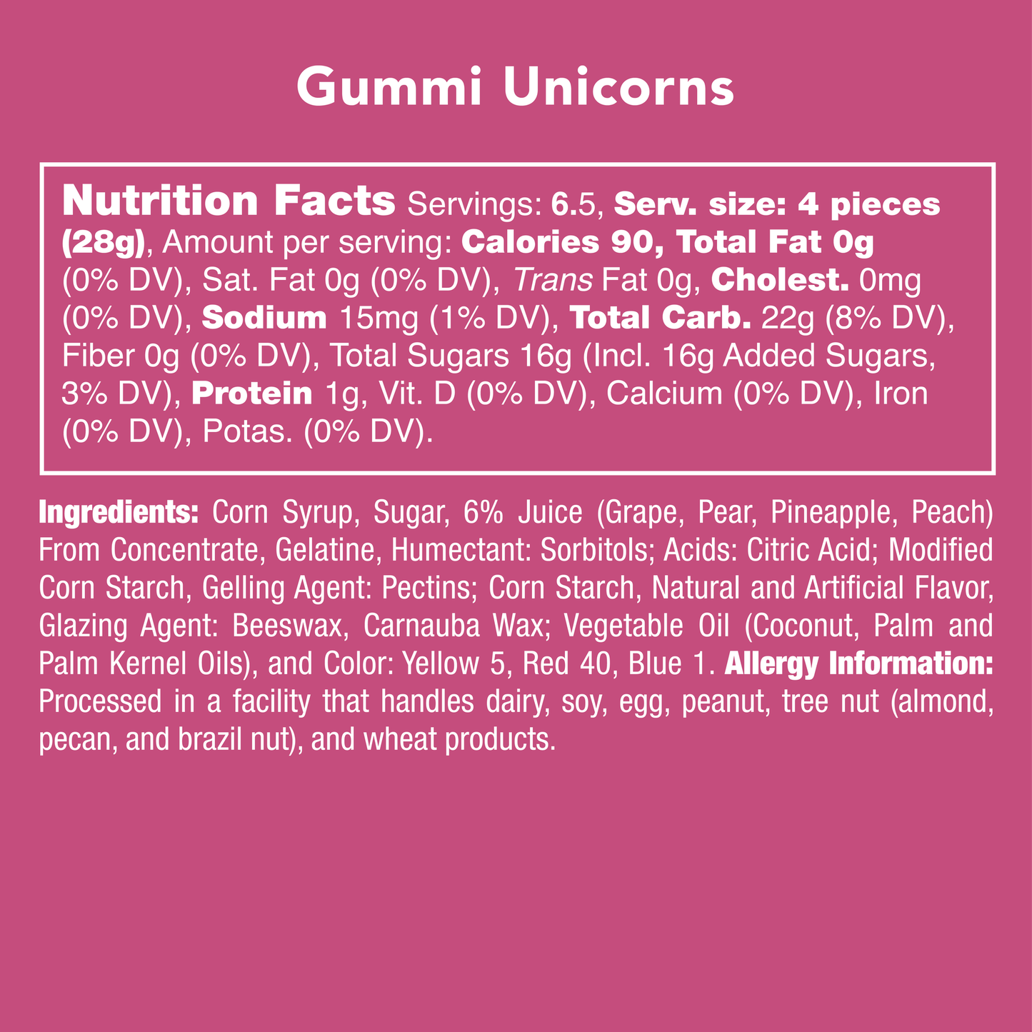 Candy Club - Gummi Unicorns