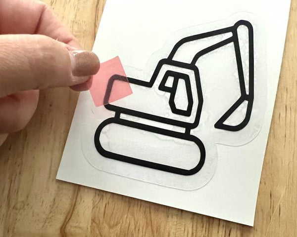 Excavator Sticker Craft Kit