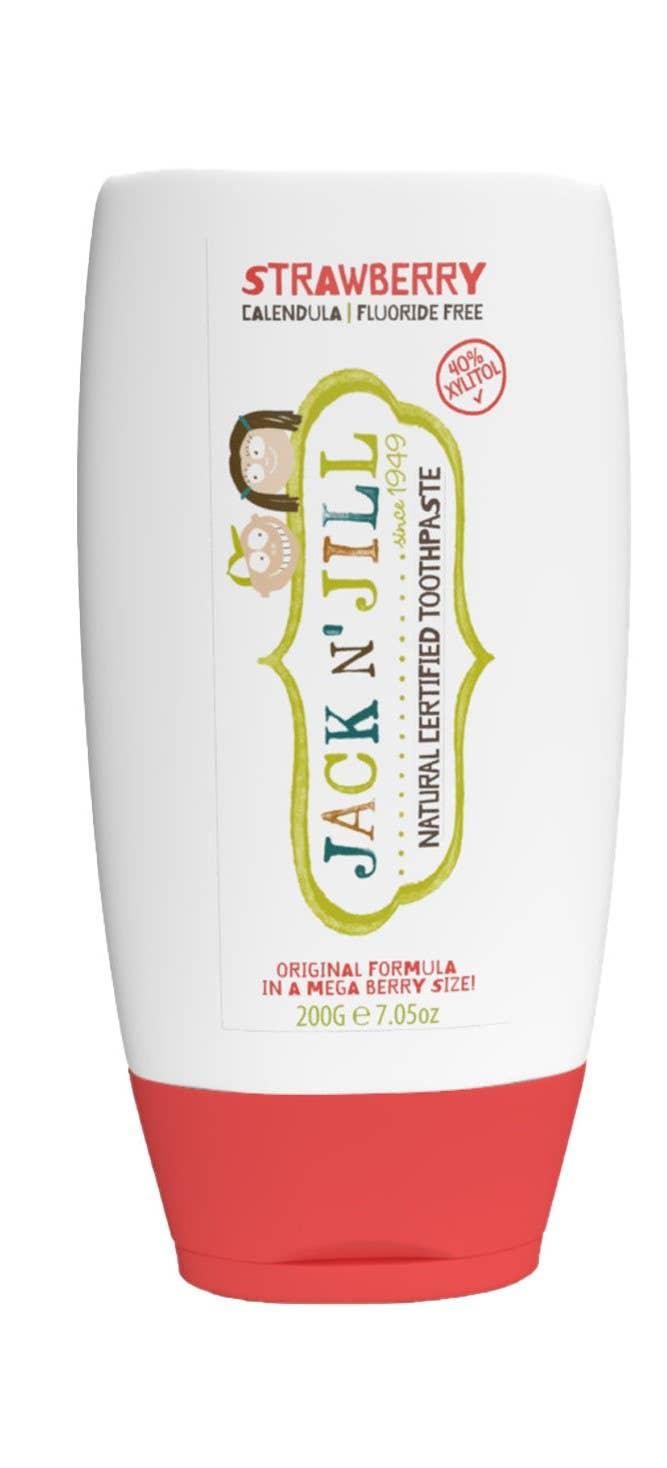 Jack n Jill Natural Calendula MEGA SIZE Toothpaste - Strawberry