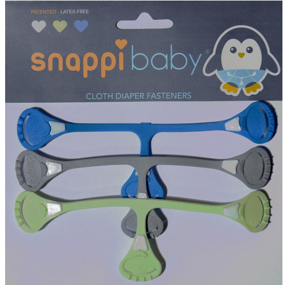 Snappi Fasteners 3 Pack - Scuba/Gray/Bamboo