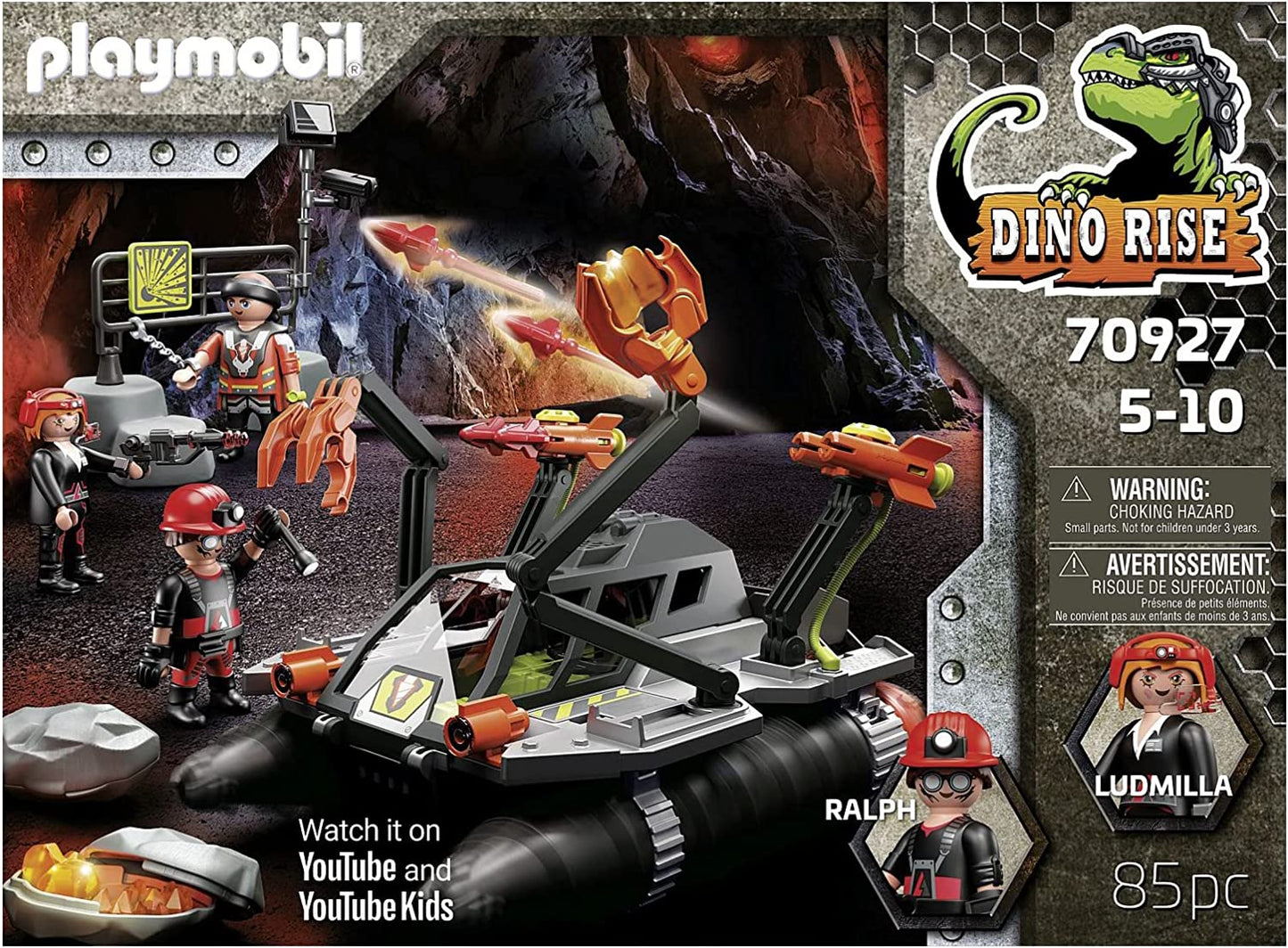 Playmobil Dino Rise - Comet Corp. Demolition Drill