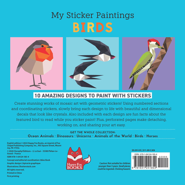 My Sticker Paintings: Birds