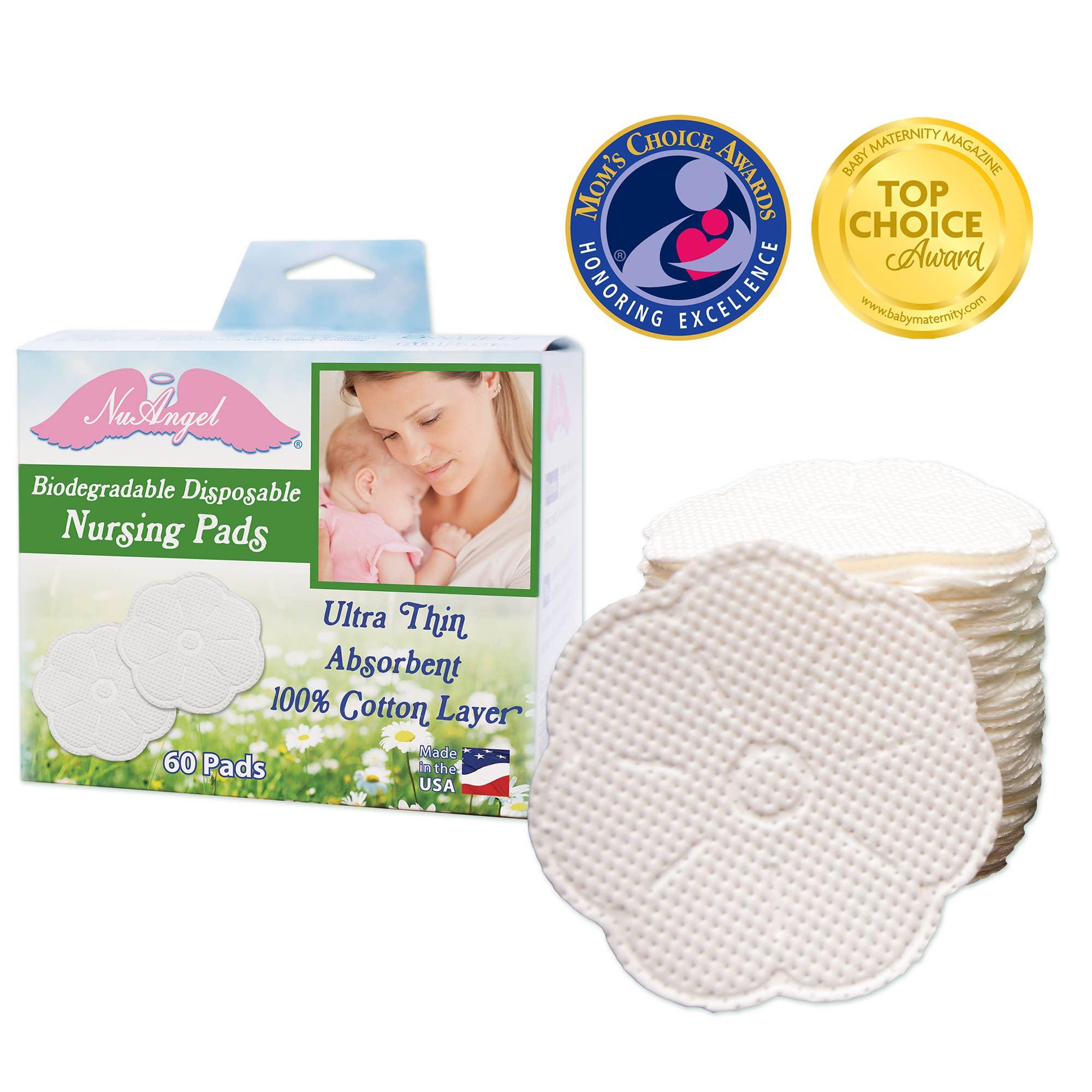 NuAngel - Biodegradable Disposable Nursing Pads, 60 ct.