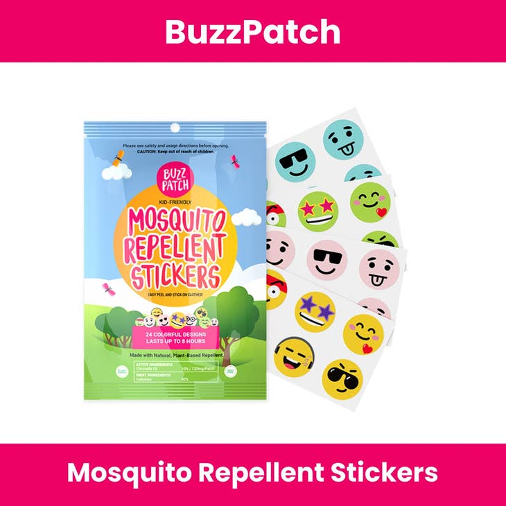 BuzzPatch - Bug, Mosquito and Insect Repellent Stickers