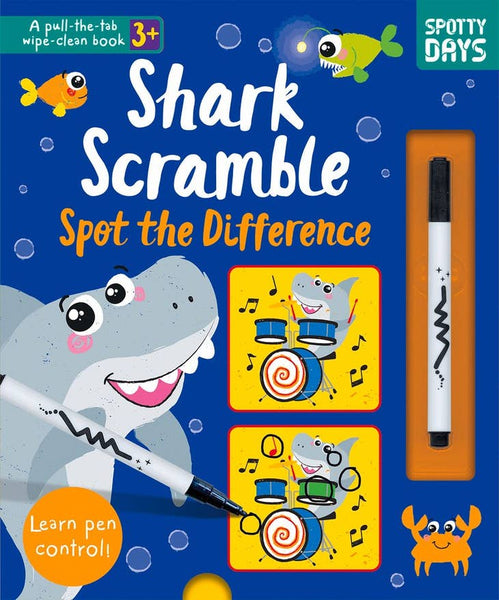 Shark Scramble Spot the Difference