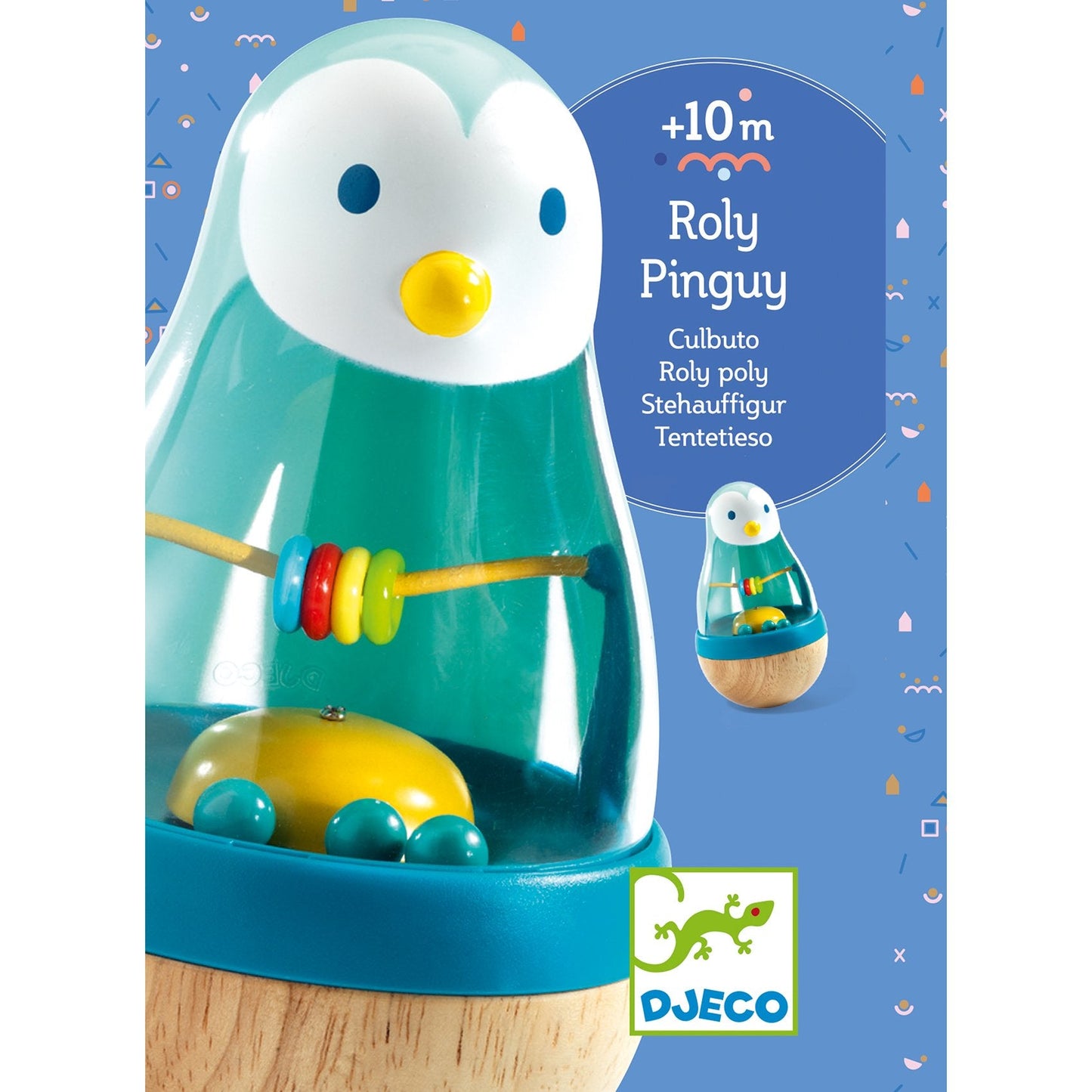 Djeco Roly Pingui Roly Poly Penguin Toy