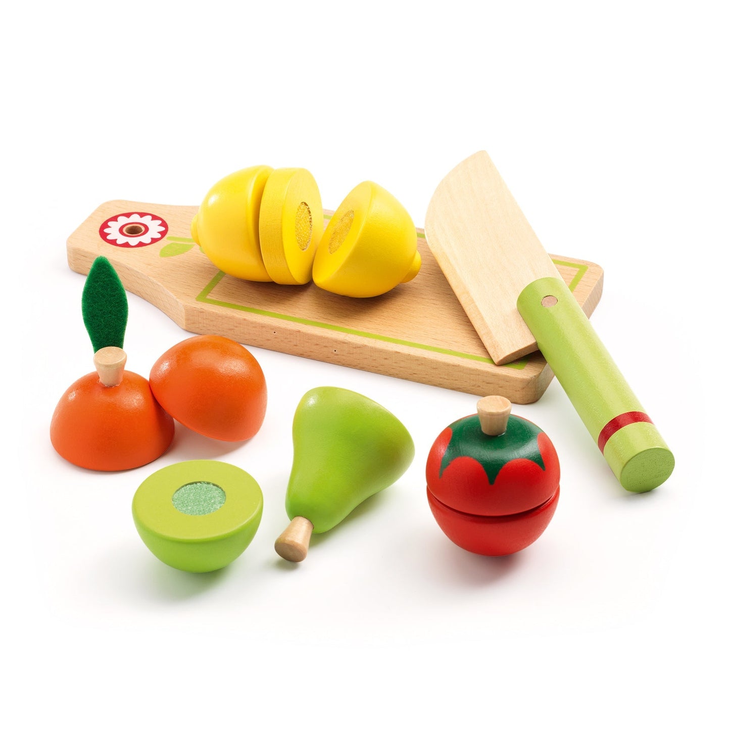 Djeco Cutting Fruit and Vegetables Role Playing Set