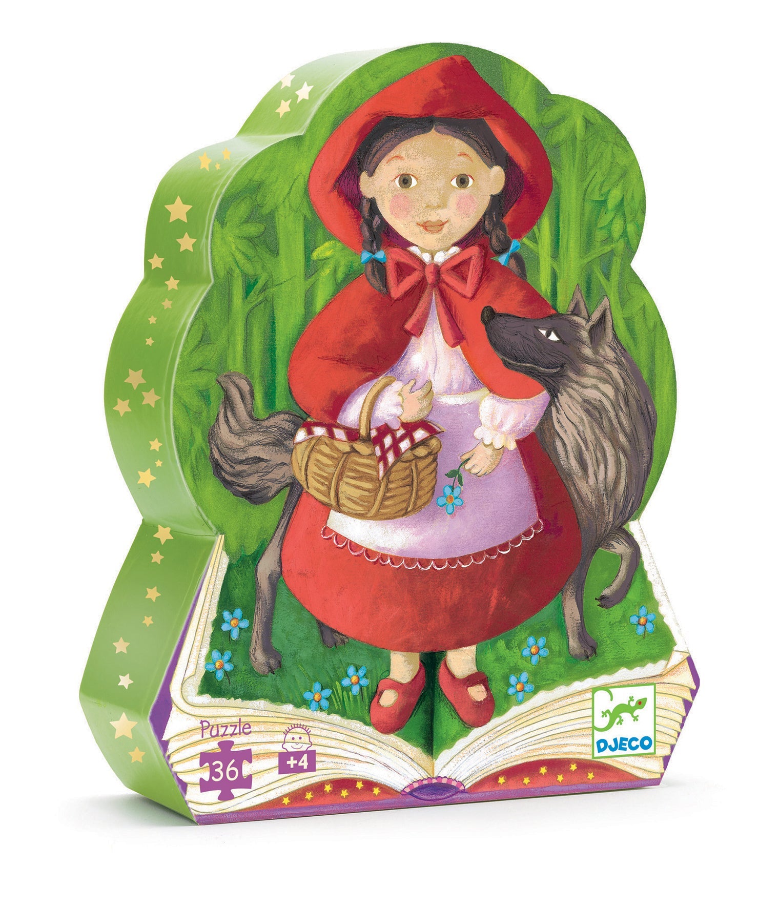 Djeco Little Red Riding Hood 36pc Silhouette Jigsaw Puzzle