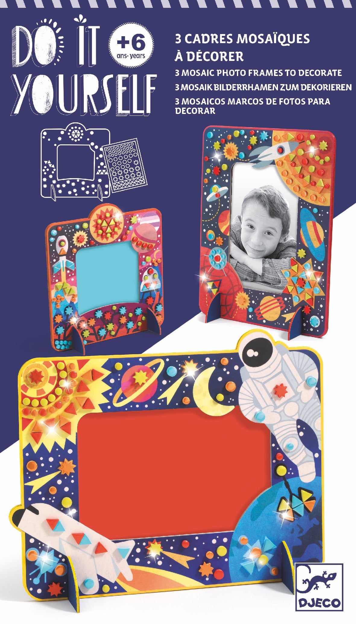 Djeco Space Frames Do It Yourself Craft Kit