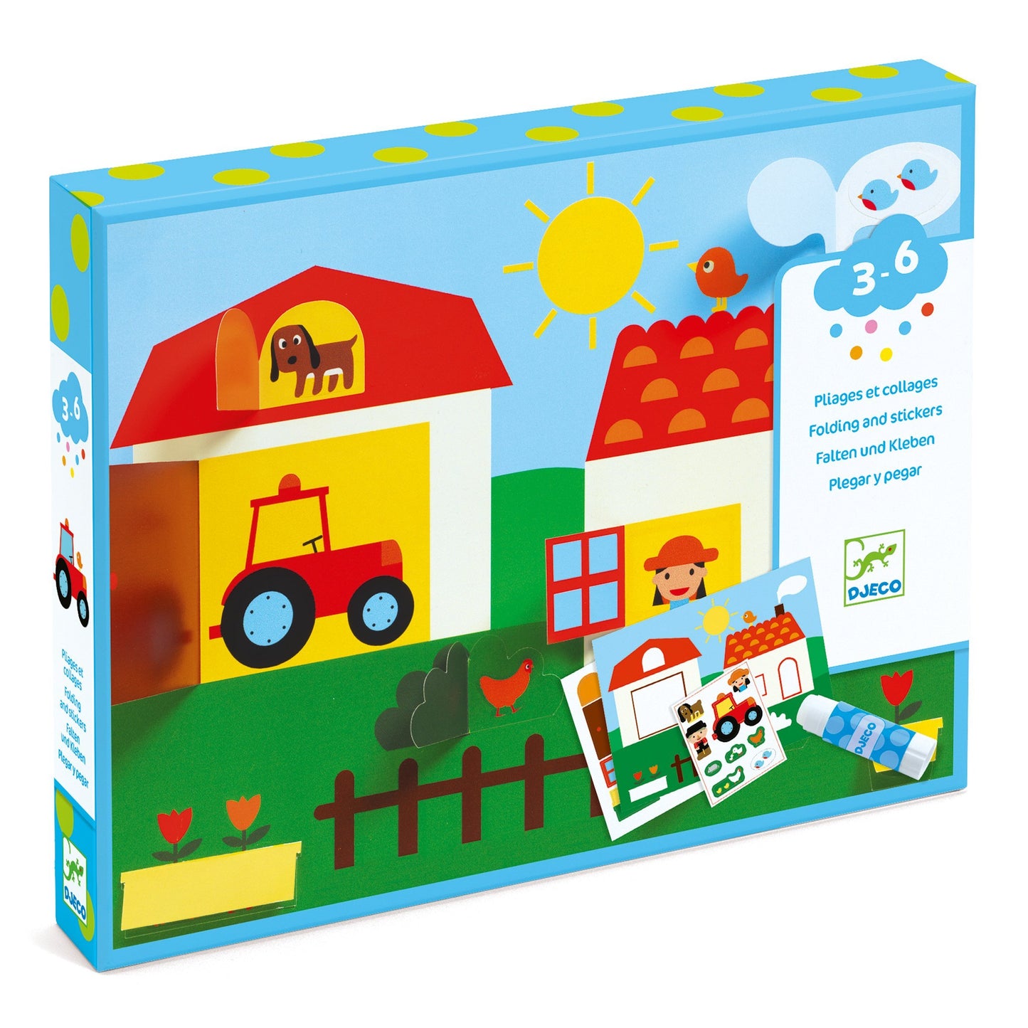 Djeco Hide and Seek Collage Craft Kit