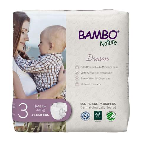 Bambo Nature Dream Disposable Diapers - Size 3