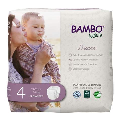 Bambo Nature Dream Disposable Diapers - Size 4