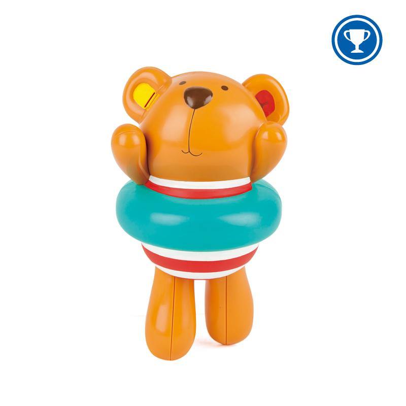 Hape Swimmer Teddy Wind-Up Toy - ECOBUNS BABY + CO.