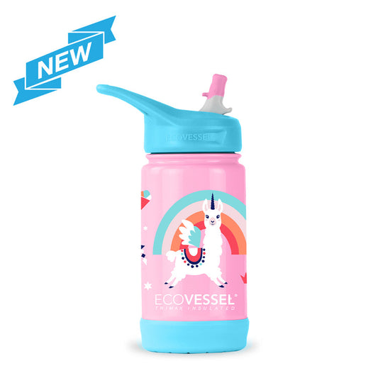 THE FROST 12 oz Insulated Bottle - Llama