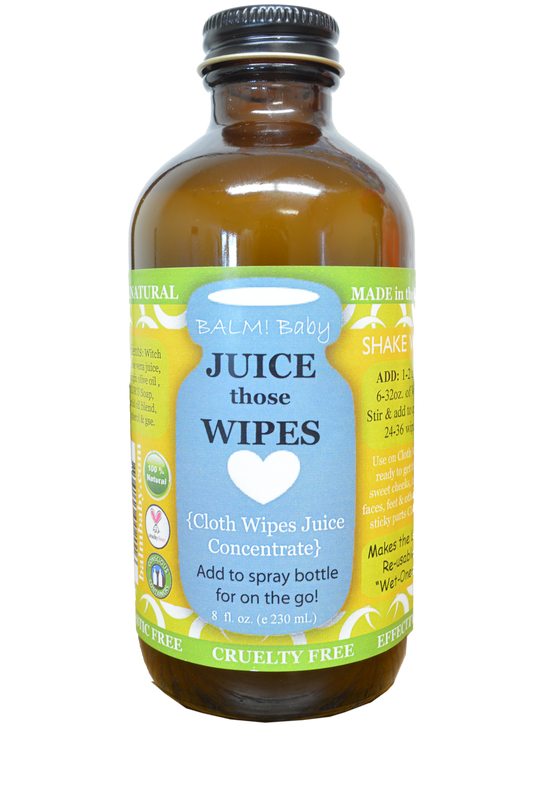 BALM! Baby - Juice those Wipes Natural Wipes Concentrate - 8oz. - ECOBUNS BABY + CO.