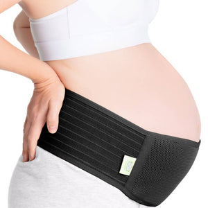 KeaBabies - Pregnancy Belly Support Belt (M/L) - Midnight Black