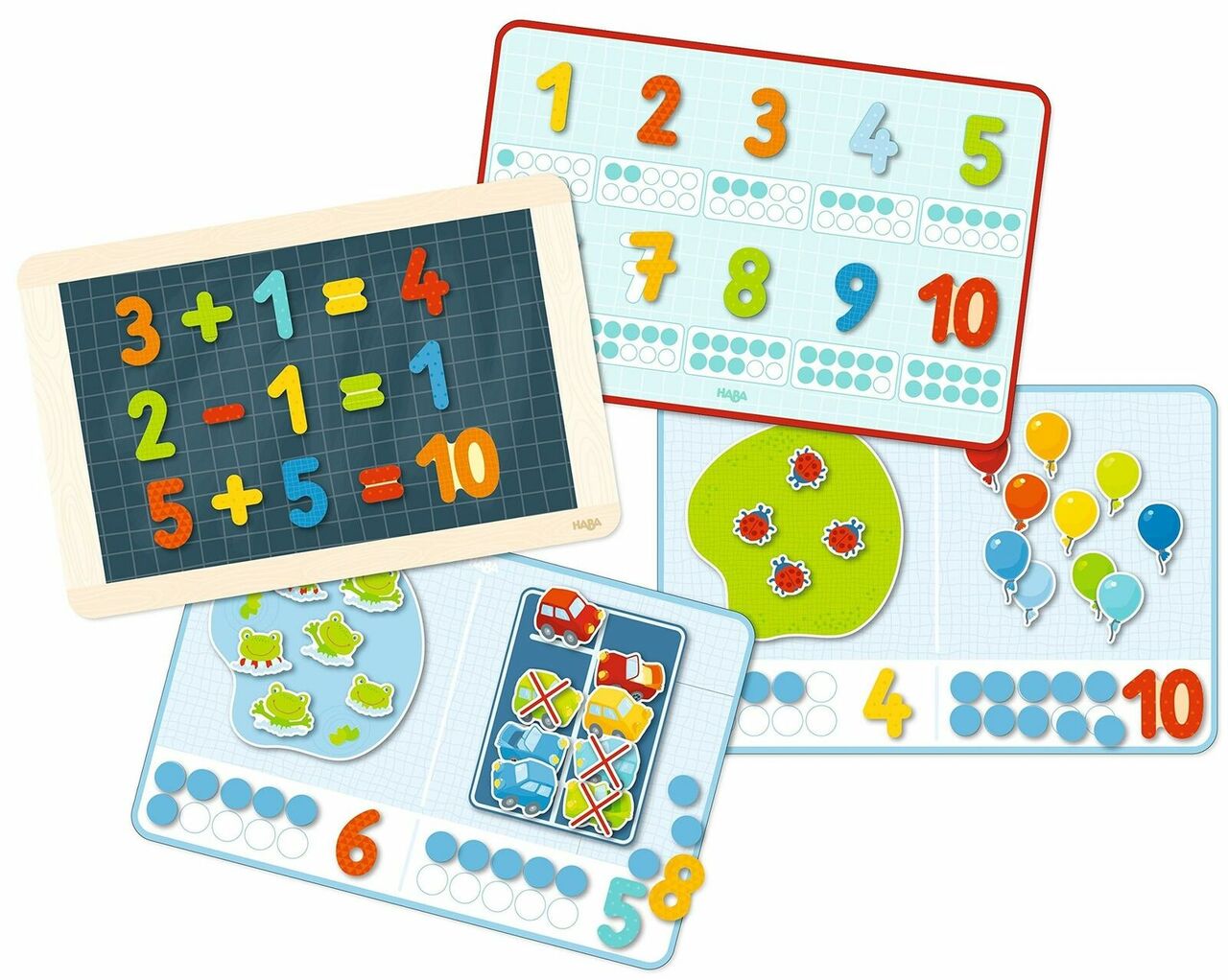 HABA 1,2 Numbers and You Magnetic 158 Piece Game Box