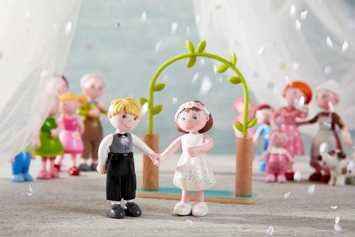 HABA Little Friends Bride & Groom Wedding Play Set