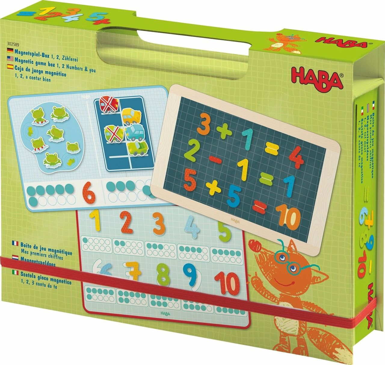 HABA 1,2 Numbers and You Magnetic 158 Piece Game Box