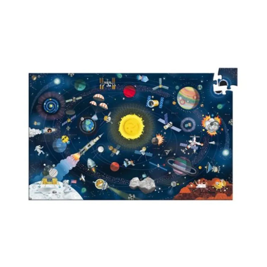 Djeco Space 100pc Observation Jigsaw Puzzle + Booklet