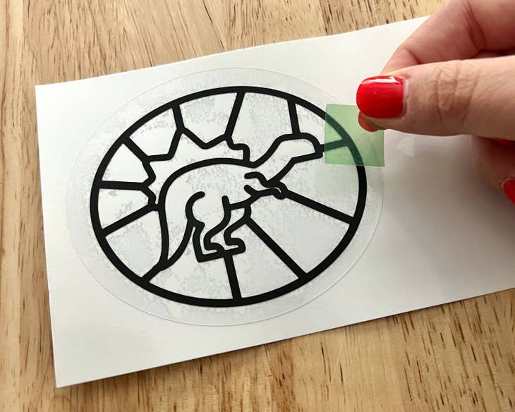 Dinosaur Suncatcher Sticker Craft Kit