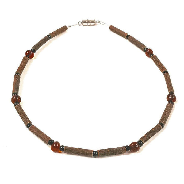Baltic Amber and Hazelwood necklace (Gemstone)