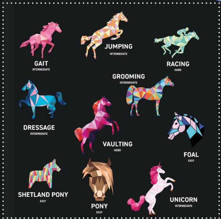 My Sticker Paintings: Horses