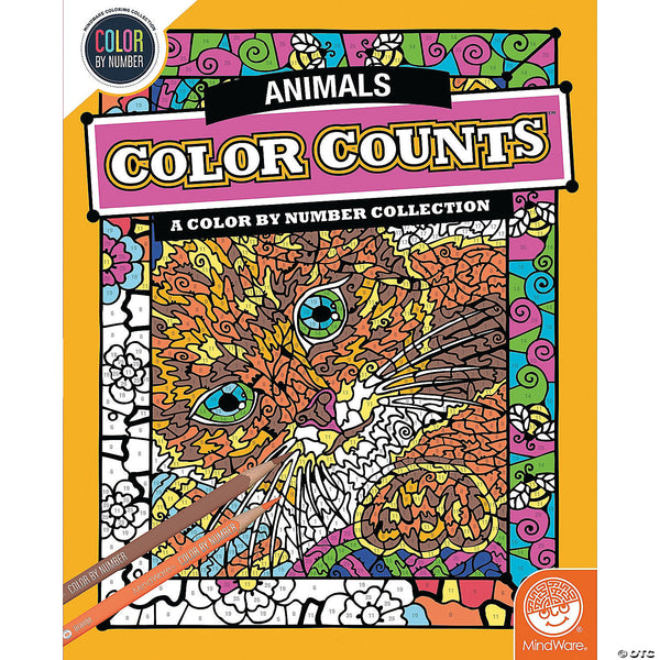 Color by Number Color Counts: Animals