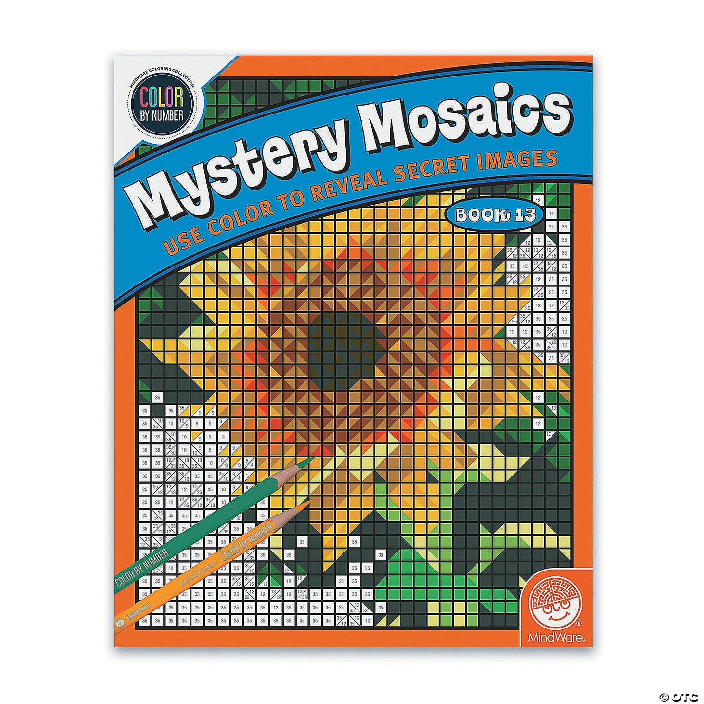Color By Number Mystery Mosaics: Book 13