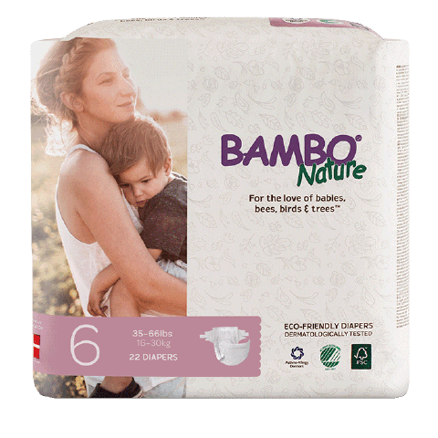 Bambo Nature Disposable Diapers - Size 6 - ECOBUNS BABY + CO.