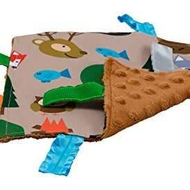 Baby Jack and Company Crinkle Sensory Square 8"x8" - Forest - ECOBUNS BABY + CO.