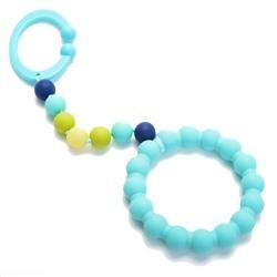 Chewbeads Baby Gramercy Stroller Toy - Turquoise - ECOBUNS BABY + CO.